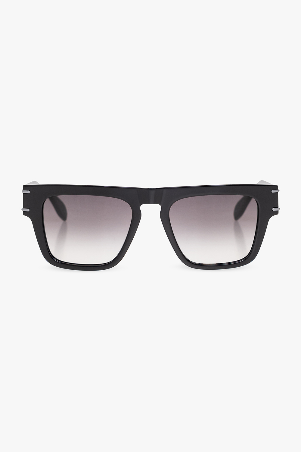 visvim Viator Scount square-frame rectangular-frame sunglasses -  SchaferandweinerShops Japan - Black rectangular-frame sunglasses with logo  Alexander McQueen